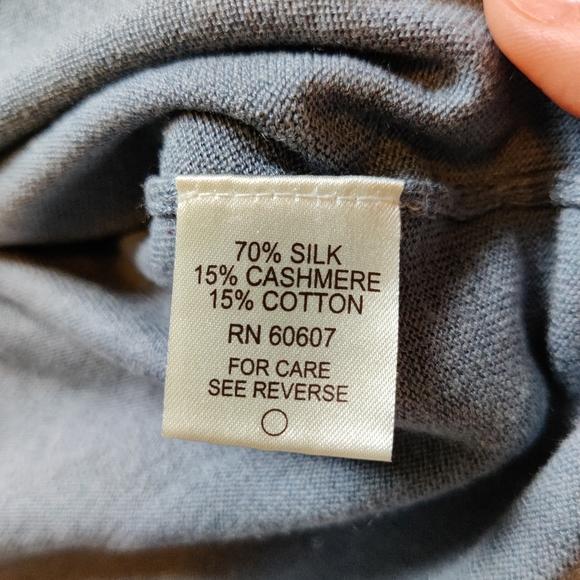 NEW Saltaire Silk and Cashmere Sweater - Picture 6 of 6